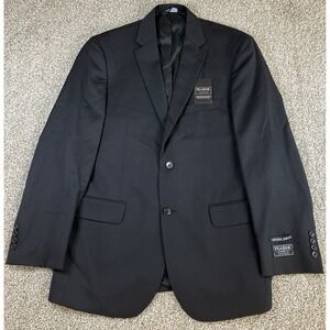 Jos. A. Bank Traveler Blazer 100% Wool Black 42R 2 Button Tailor Fit NWT Chelsea